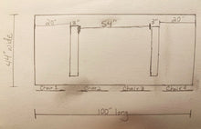 Load image into Gallery viewer, Custom live edge dining table for George